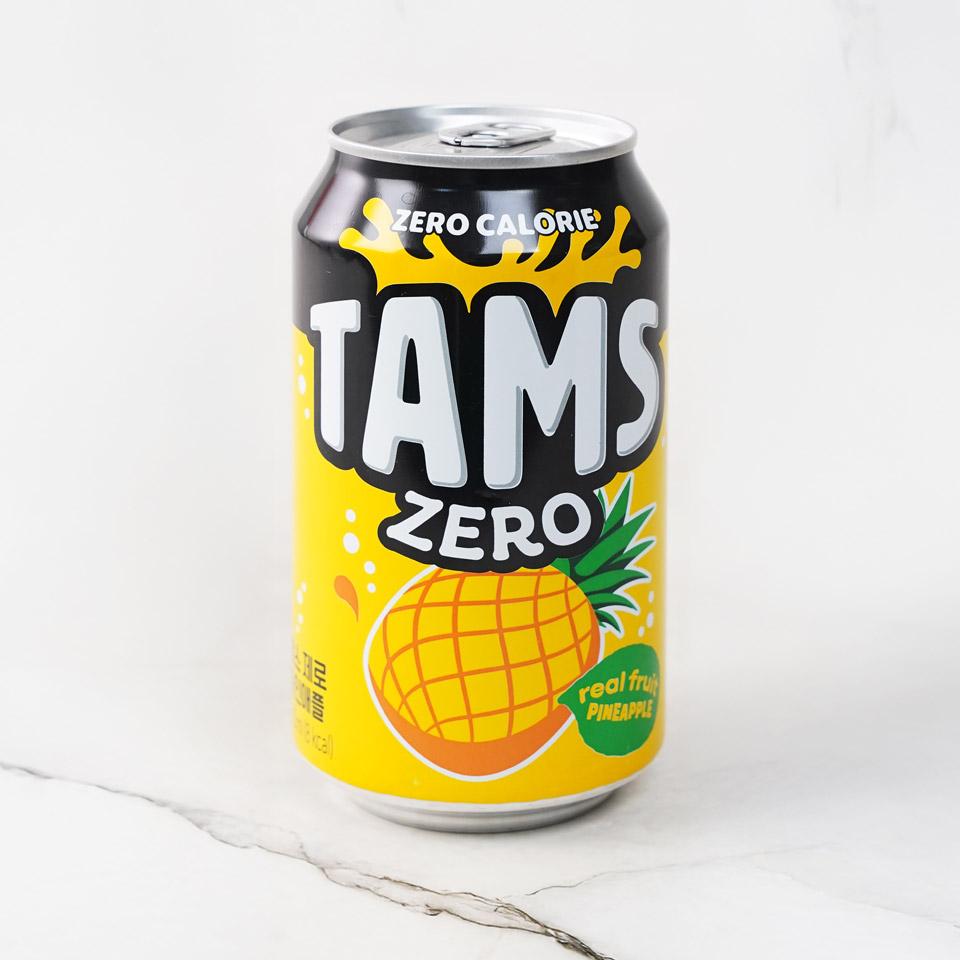 메가마트 롯데칠성 탐스 제로 파인애플캔 355ml - 상품 이미지