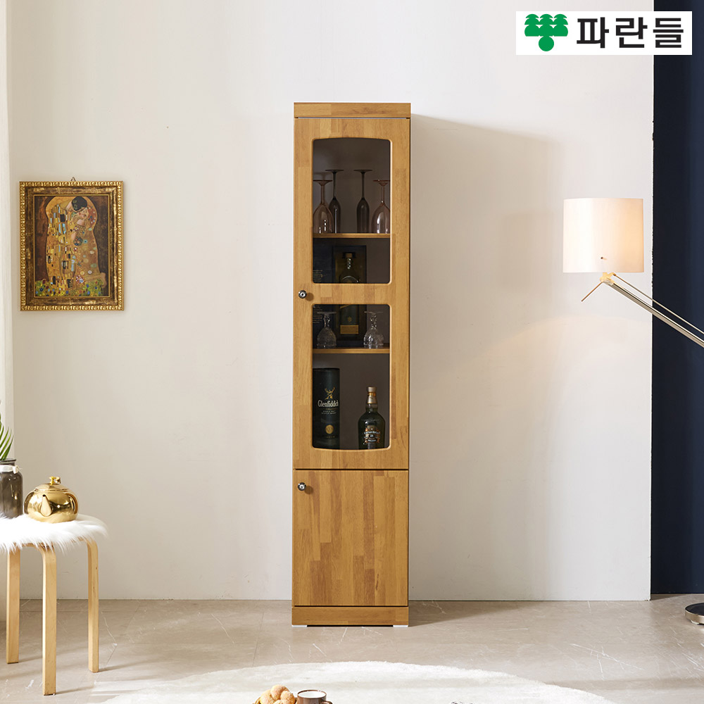 파란들가구 1800 유리문 수납틈새장 거실장식장 틈새수납장 - 상세 이미지 2