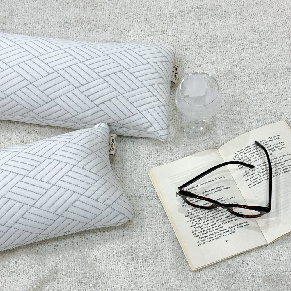 집앤콕 메밀 경추베개 목디스크 일자목 낮잠 거북목 베개 1+1