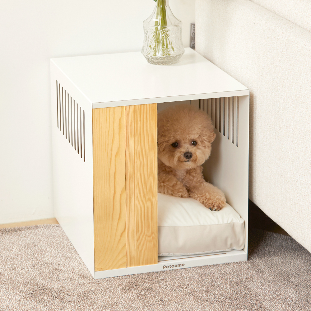 펫코본 강아지집 원목 고양이 숨숨집 애견방석 강아지하우스