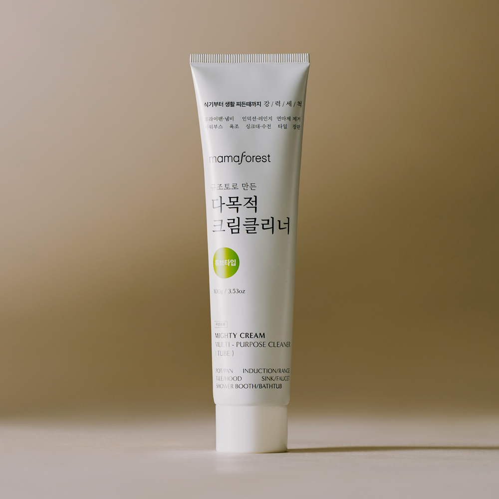 마마포레스트 규조토 다목적클리너 크림 튜브형 찌든때 기름때 제거 식기류 세척 100g