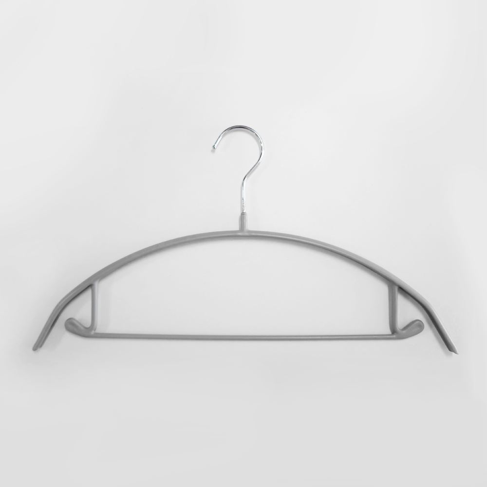 에이비박스 시그니처 마뜨 라운드 옷걸이 멀티 논슬립 회전형 어깨뿔방지 그레이, 60개