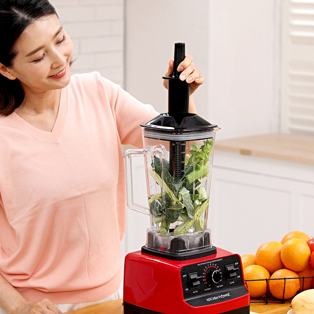 키친플라워 초고속 블랜더 한방에킹 무선 블렌더 분쇄기 초강력 모터 믹서분쇄기