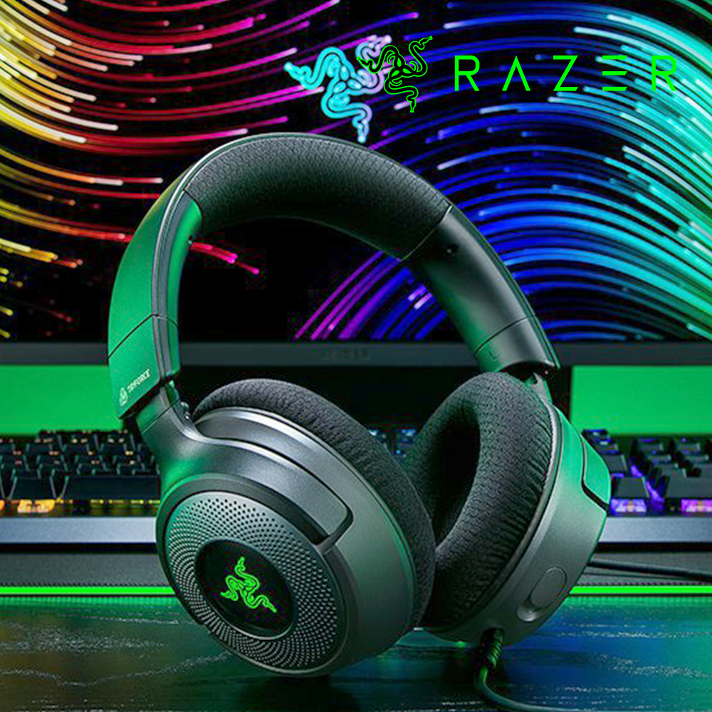 [국내정발] 레이저 크라켄 V4 X 게이밍헤드셋 블랙