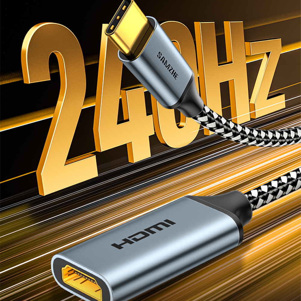 삼지 울트라 8K 60Hz C타입 to HDMI 2.1 미러링 변환 젠더 CH901Q - 상세 이미지 3