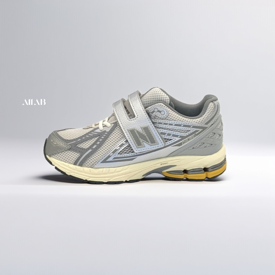 [국내매장판] 뉴발란스 키즈 운동화 벨크로 끈없는 찍찍이 밴딩 발볼넓은 WIDE 신발 그레이실버(1906), 220