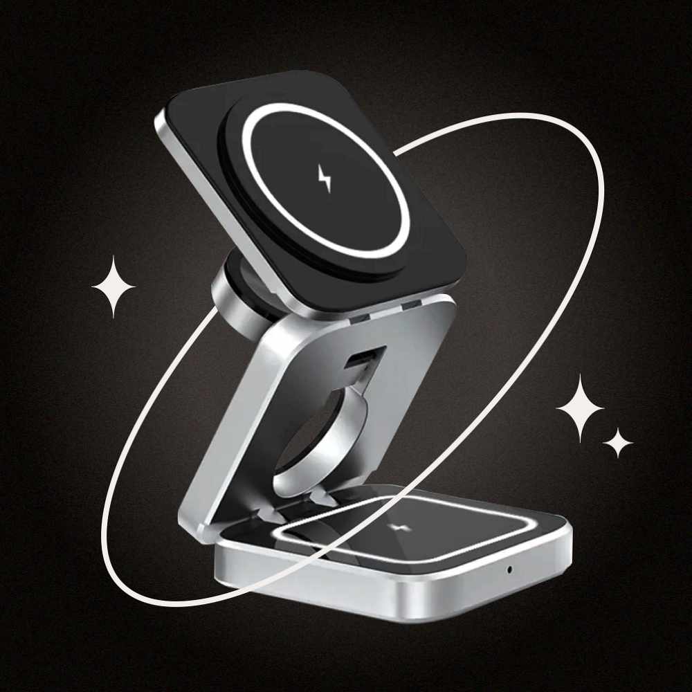 맥세이프 충전기 폴드업 3in1 무선 아이폰 애플워치 에어팟 호환