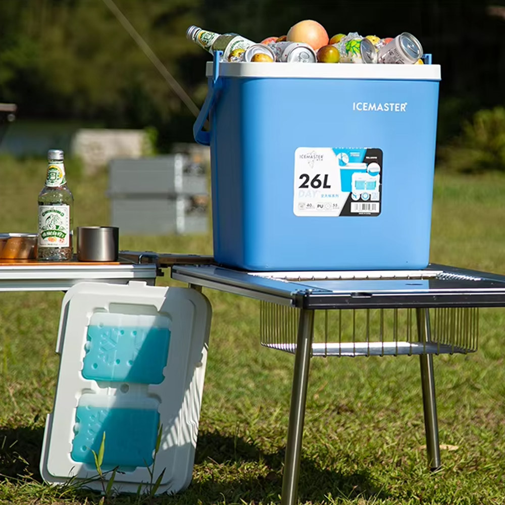 아이스박스 하드쿨러 캠핑 차량용 낚시 보냉백 가방 26L, 블루