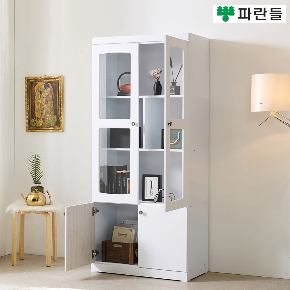 파란들가구 1800 양문유리 수납장식장 거실장식장 주방수납장 - 상세 이미지 2