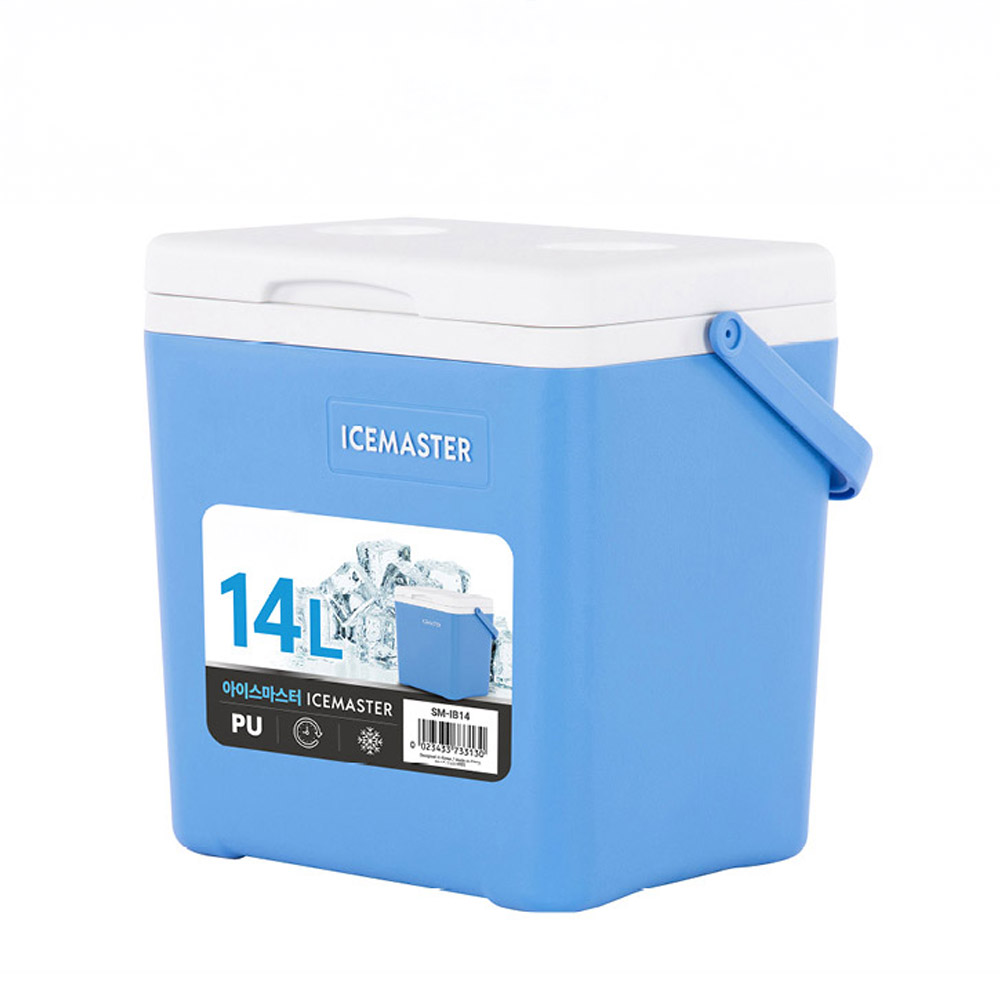 아이스박스 하드쿨러 캠핑 차량용 낚시 보냉백 가방 14L, 블루