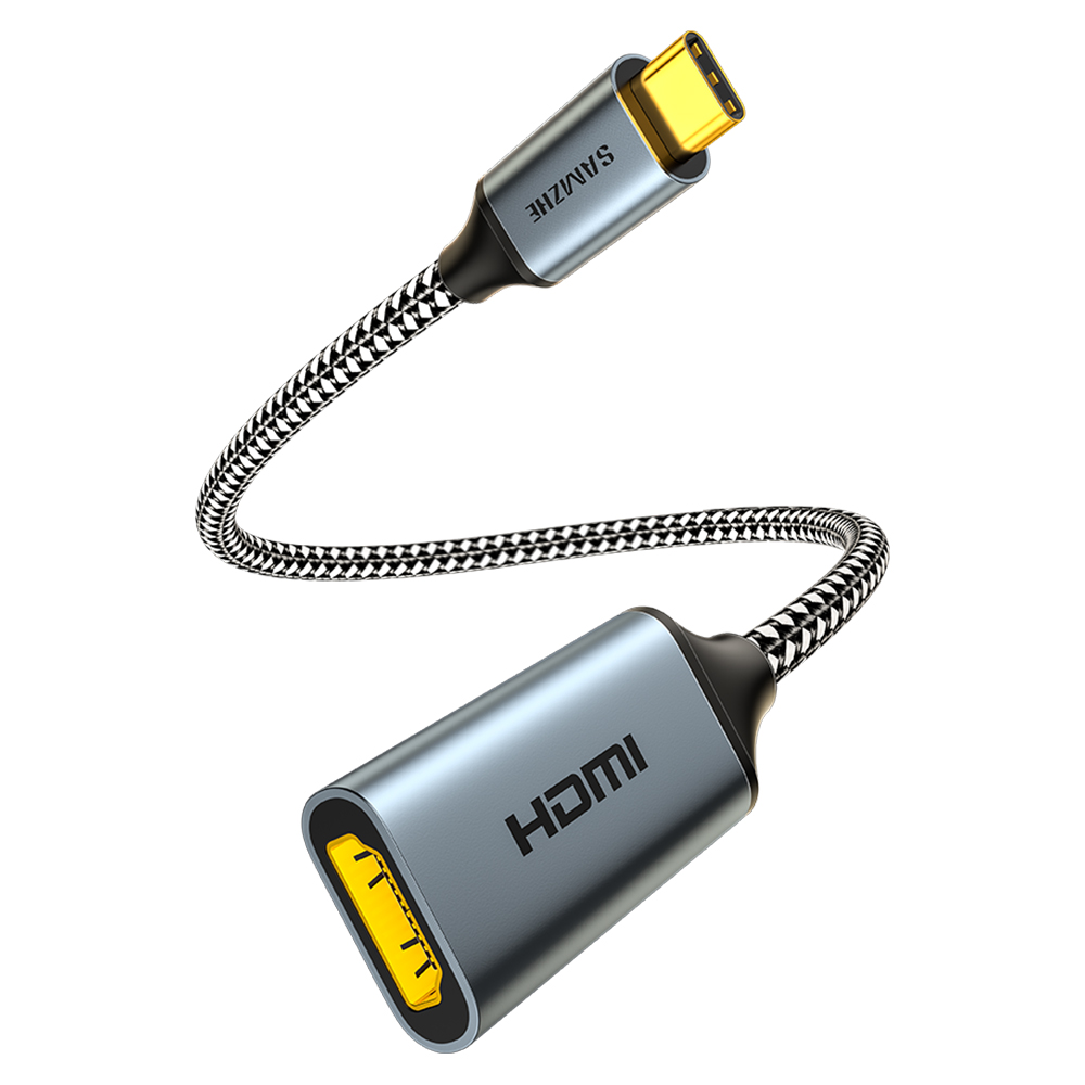 삼지 울트라 8K 60Hz C타입 to HDMI 2.1 미러링 변환 젠더 CH901Q - 상품 이미지