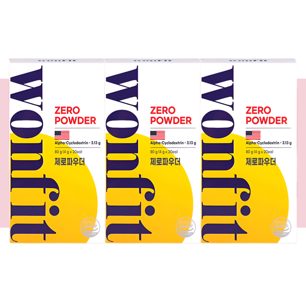 알파CD 원핏 제로파우더 알파시클로덱스트린 20포X3개