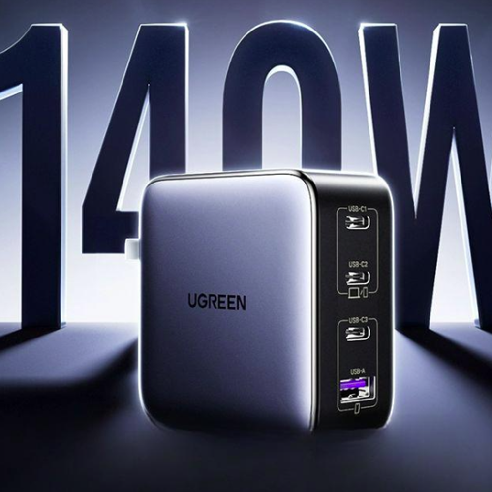 140W GaN 초고속 멀티충전 USB C타입 PD PPS  블랙 4포트 140W GaN - 상품 이미지