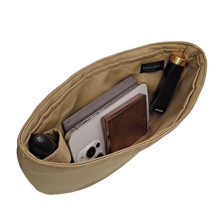 르메르 크루아상백 포춘백 미니 이너백 호환 파스텔컬러인 백인백 나일론 방수 크루아상