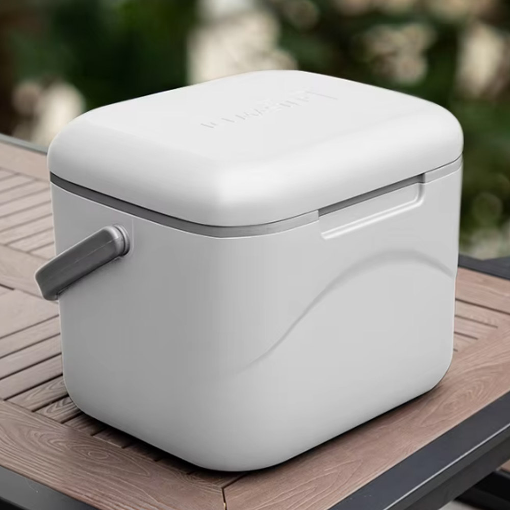 캠핑 아이스박스 차량용 하드쿨러 보냉가방 16L, 화이트