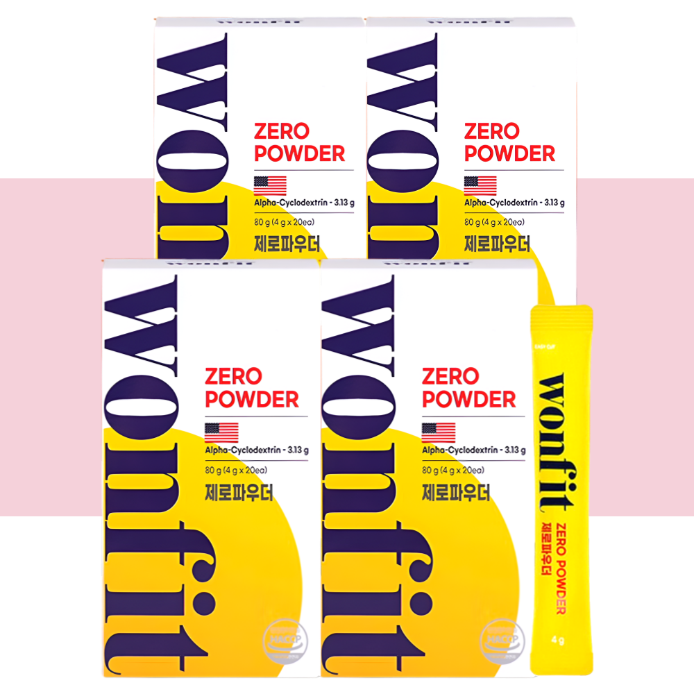 알파CD 원핏 제로파우더 알파시클로덱스트린 20포X4개