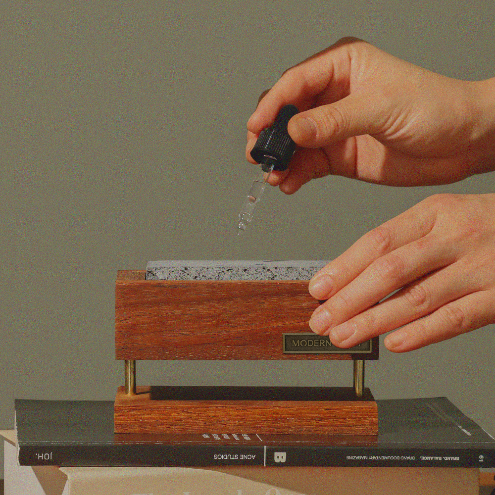 원목 스톤 디퓨저 실내 방향제 집들이 선물 리얼플라워