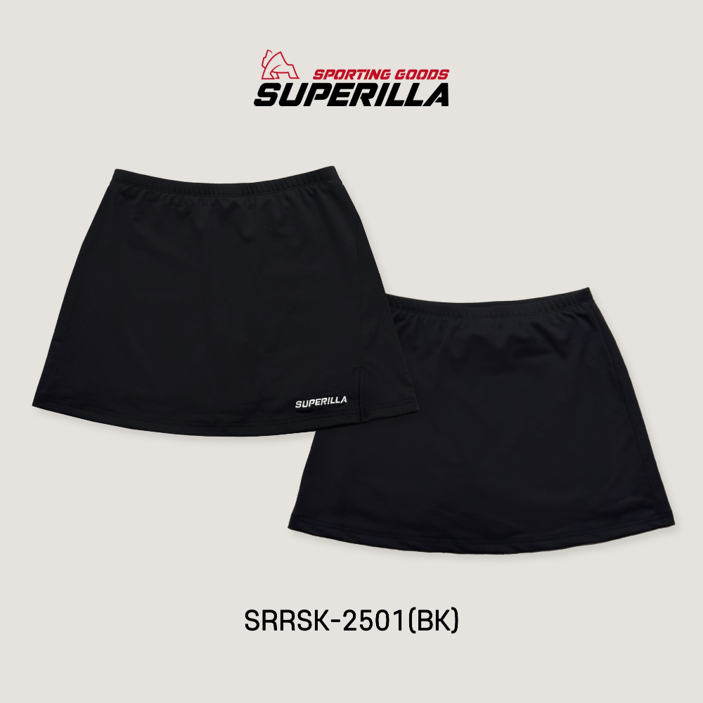 슈퍼릴라 배드민턴 치마 스커트 배드민턴복 하의 치마바지 SRRSK-2501(BK) - 메인 이미지
