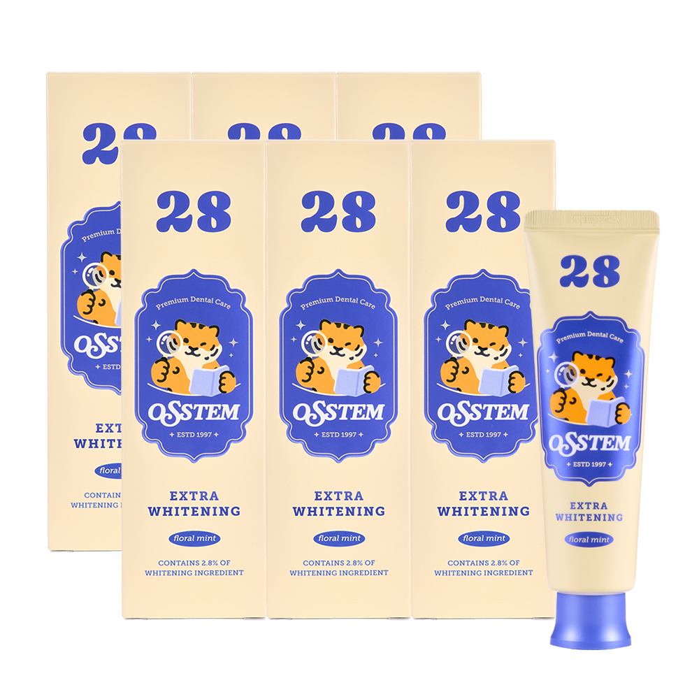 오스템 28 치아미백제 80g, 6개 - 메인 이미지