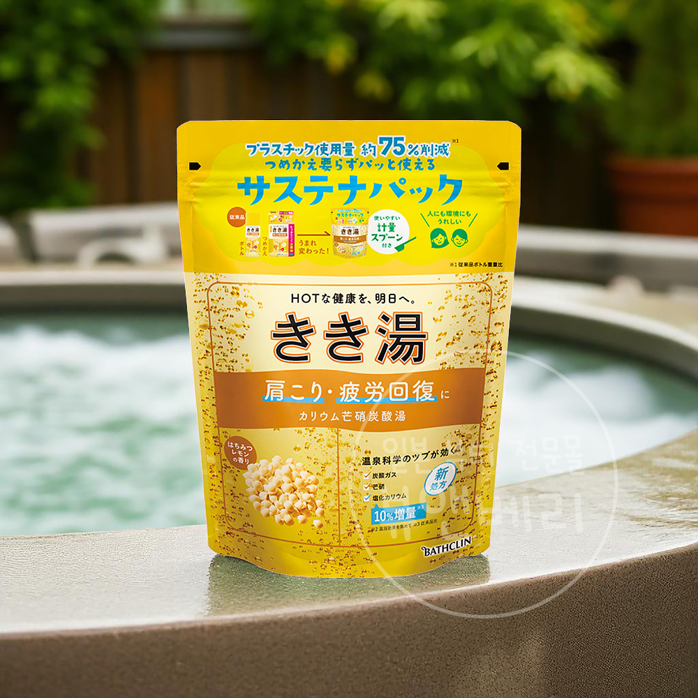 일본 키키유 탄산 입욕제 칼륨 탄산탕, 360g, 1개 - 메인 이미지