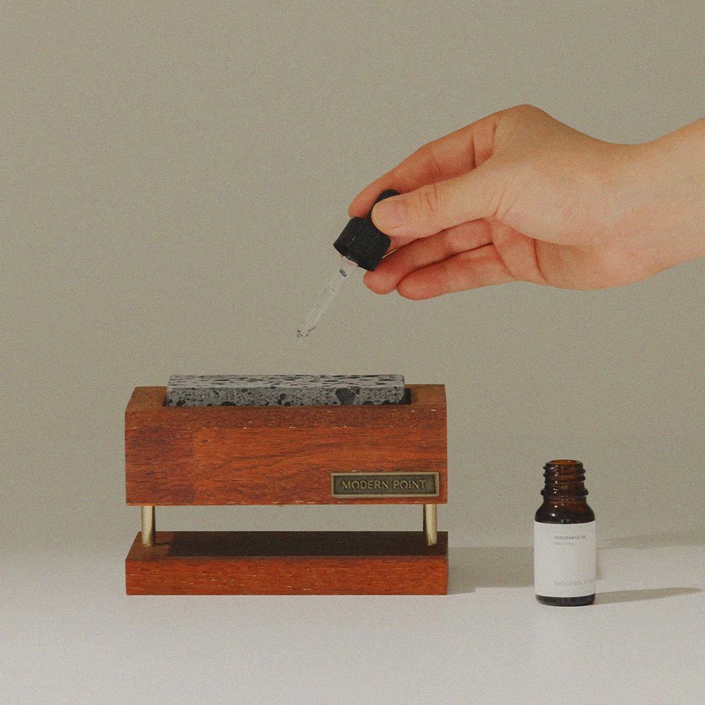 원목 스톤 디퓨저 실내 방향제 집들이 선물 리얼플라워