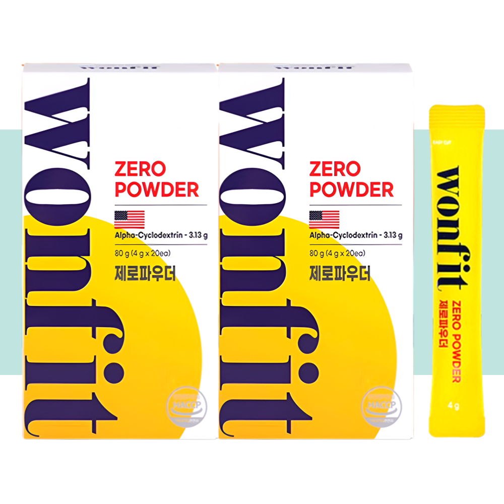 알파CD 원핏 알파시클로덱스트린 제로파우더 20포X2박스