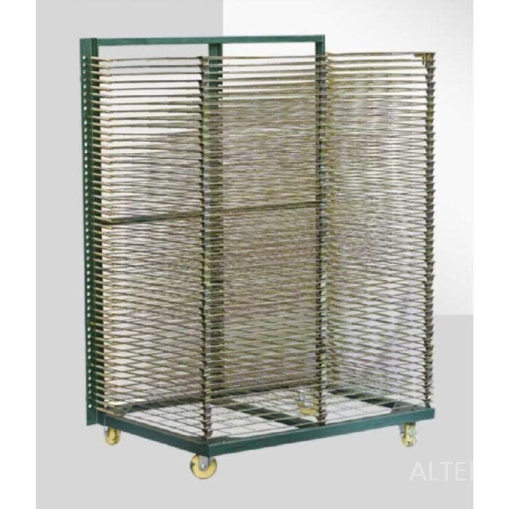 실크 건조대 스크린 철제 거치대 이동식 프린트 종이 판화 프린팅 25층 하중 6-8KG - 상세 이미지 3