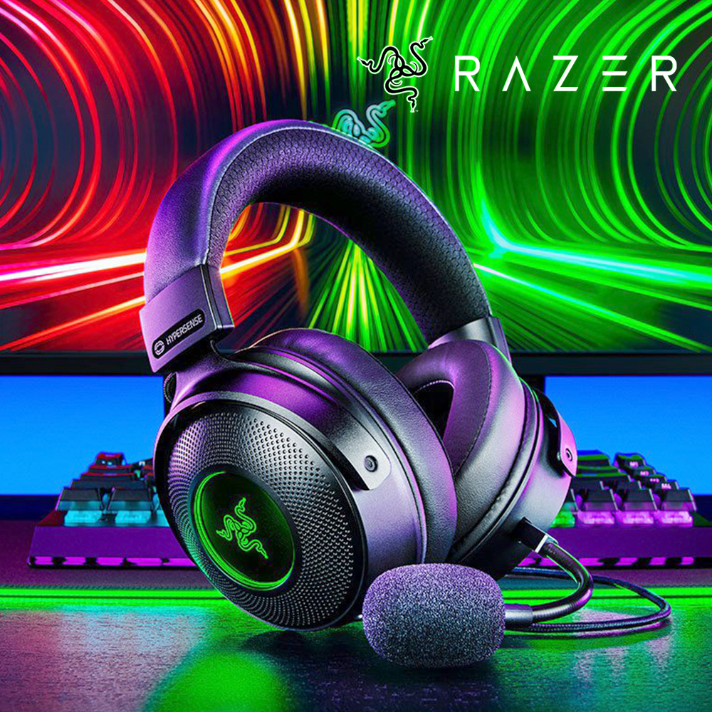 [국내정발] 레이저 크라켄 V3 하이퍼센스 무선 게이밍헤드셋