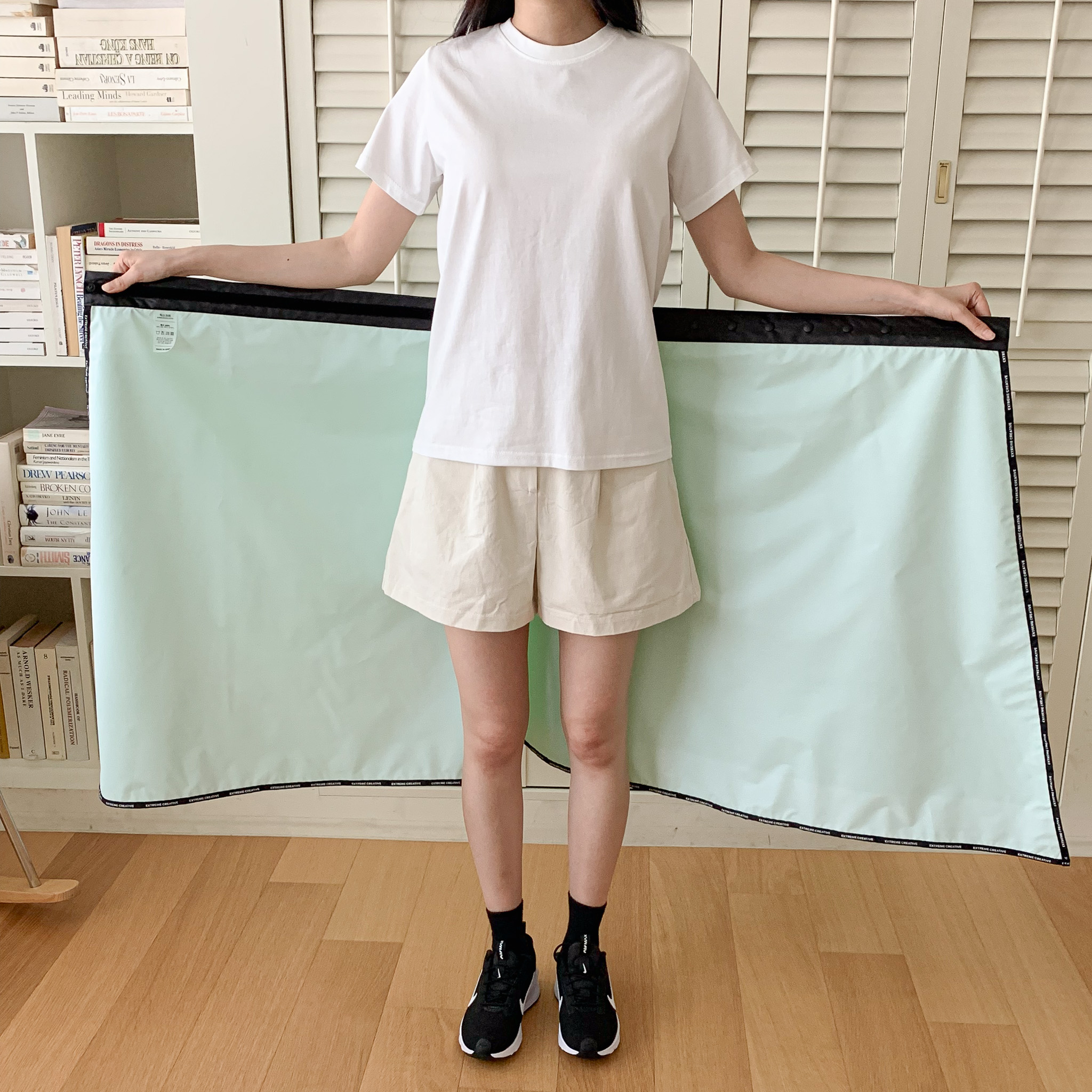 익스크리 남녀공용 레인랩스커트 XAIN-002 기본, 라이트그린, FREE(One size) 이미지 8