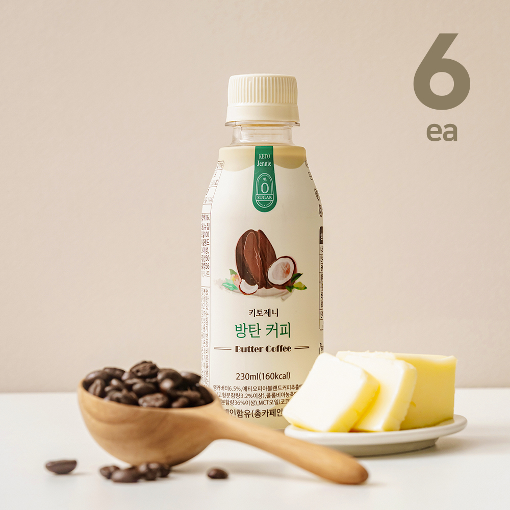 코코넛MCT오일, 초지방목 앵커버터 키토제니 방탄커피 버터커피 6개입