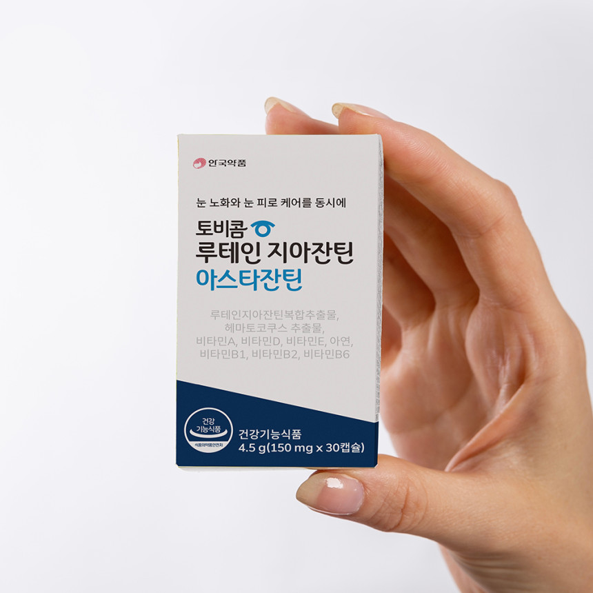 안국약품 토비콤 루테인 지아잔틴 아스타잔틴 루지아 30캡슐, 4개