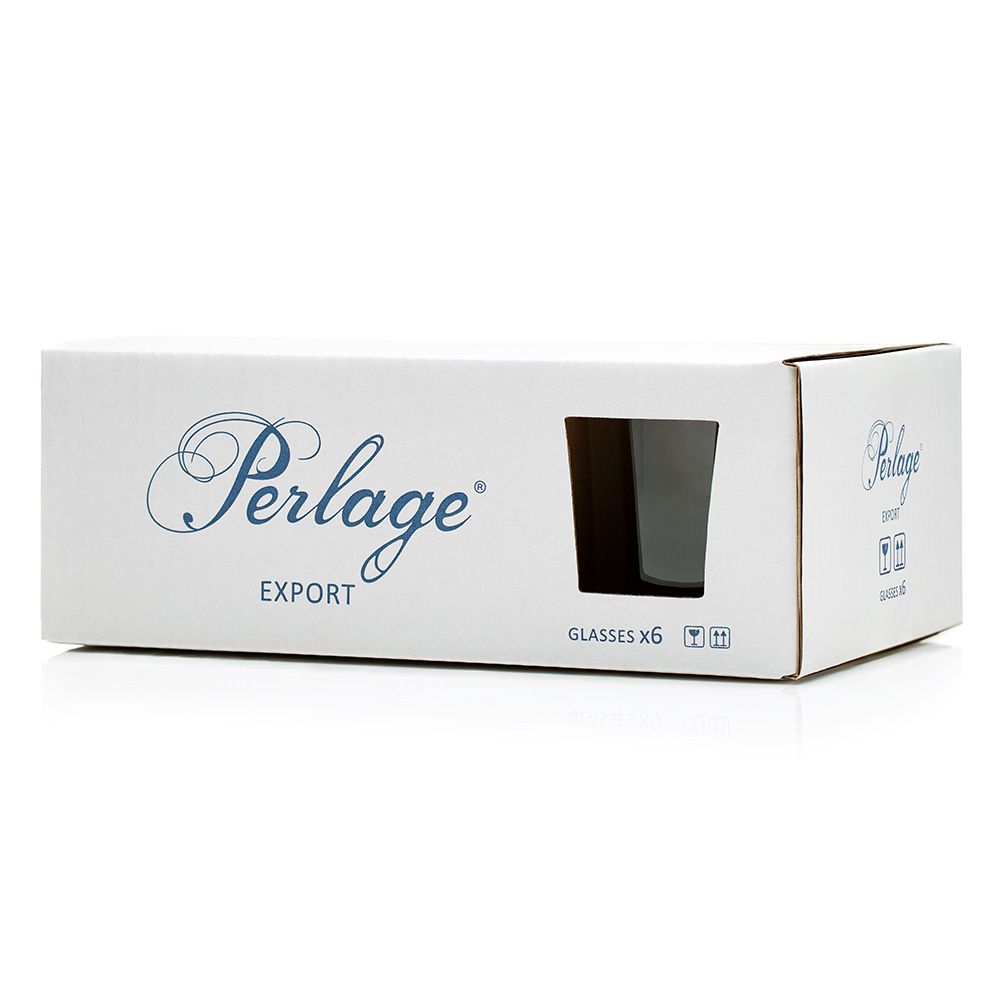 페를라지 글라스 300ml 얇은 유리 맥주잔 탄산수 물컵 6P - 상세 이미지 4