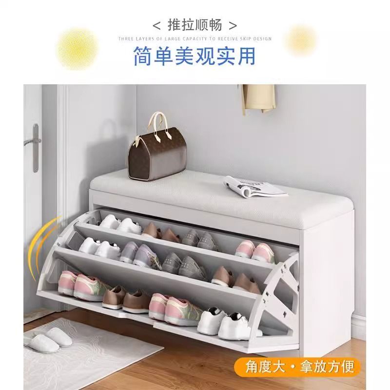 현관 벤치 원목 벽걸이 의자 틈새 폴딩 슬림 슈즈 스툴 폴딩형 원룸 - 상세 이미지 5