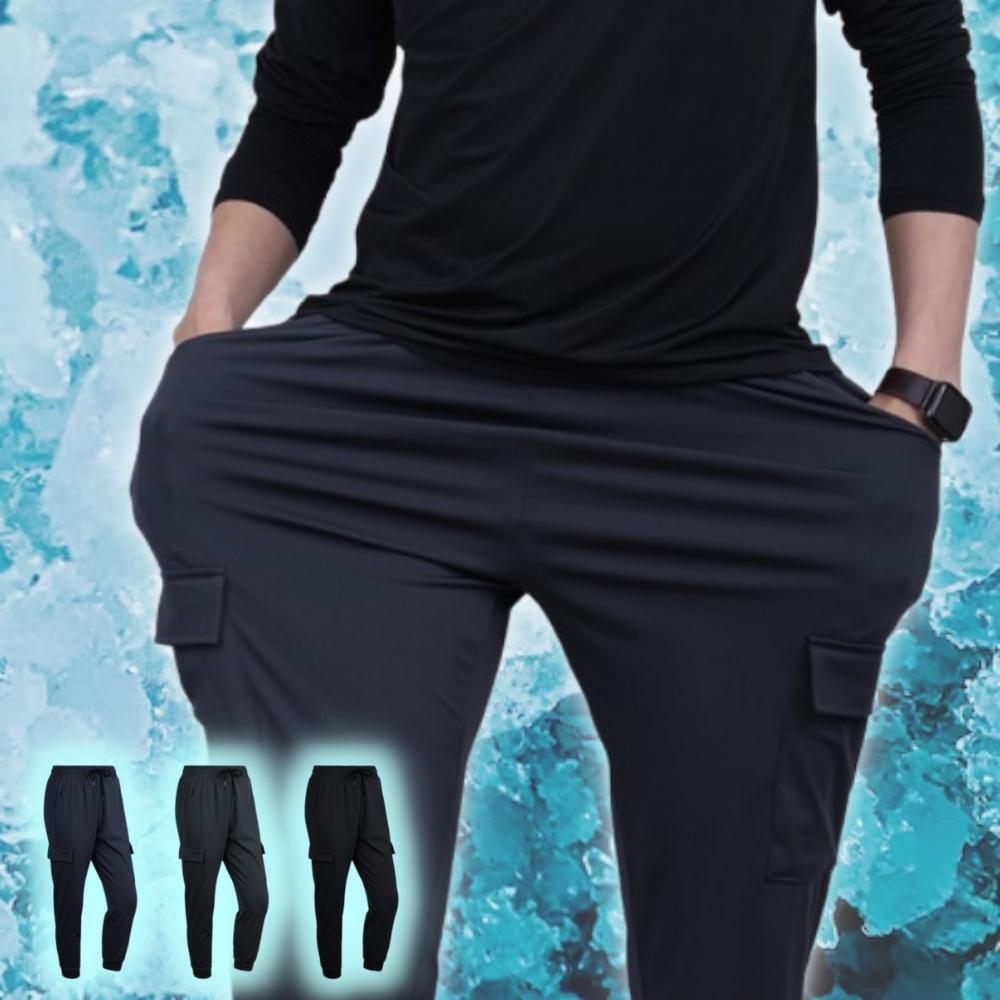 작업 여름용 조거 바지 남성 여름용 긴 바지 현장 - 상품 이미지