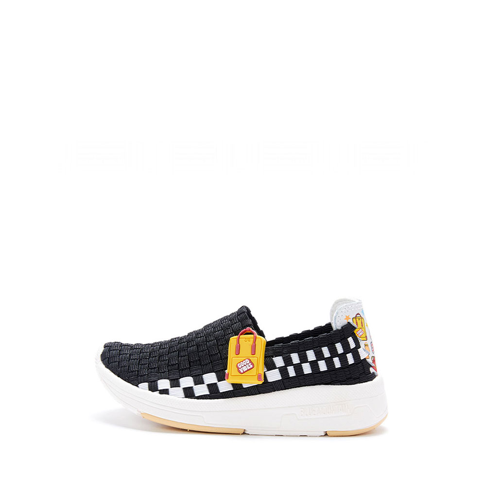 [슈퍼특가] 블루마운틴 [KIDS] 우븐 하이어 블랙화이트 BMK-408-KSW008HIK