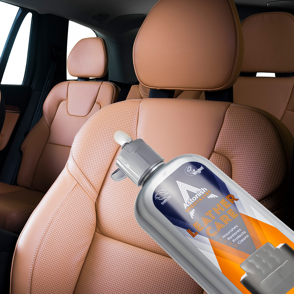 [본사] 아스토니쉬 가죽 클리너 250ml+250ml 소파 자동차시트 명품가방 광택 얼룩제거 제품 이미지