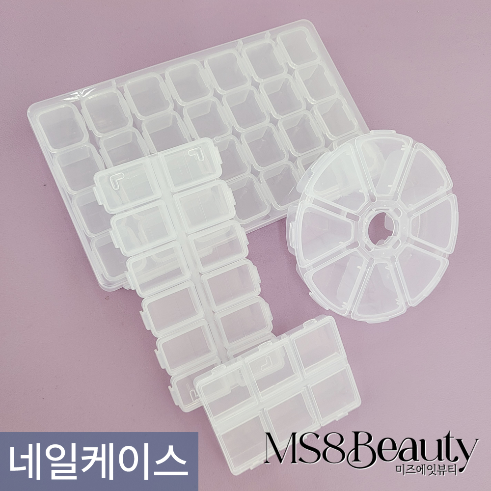파츠 케이스 28칸 네일 스와 스톤 아트 보관함 분리형 - 상세 이미지 2