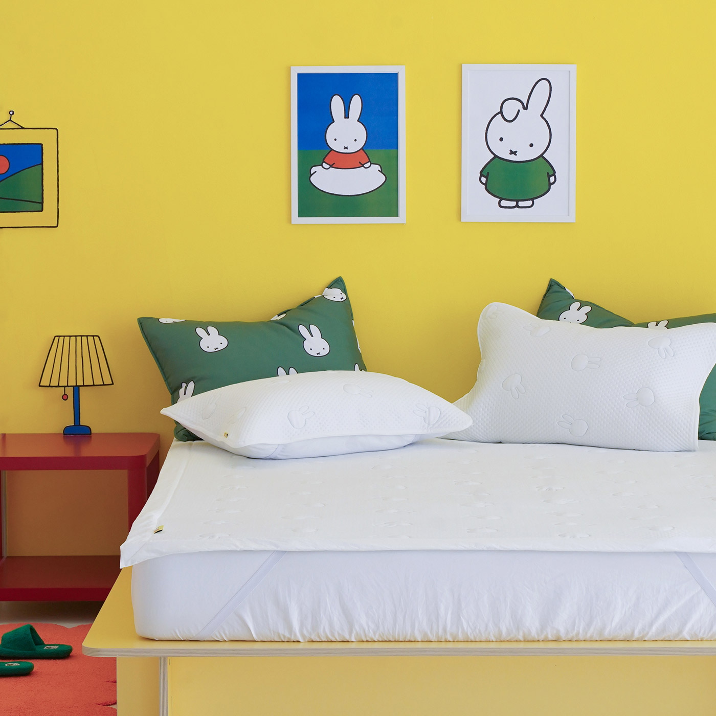 누비지오 미피 프리미엄 삼중직 듀라론 고정밴드 여름 냉감 침대패드