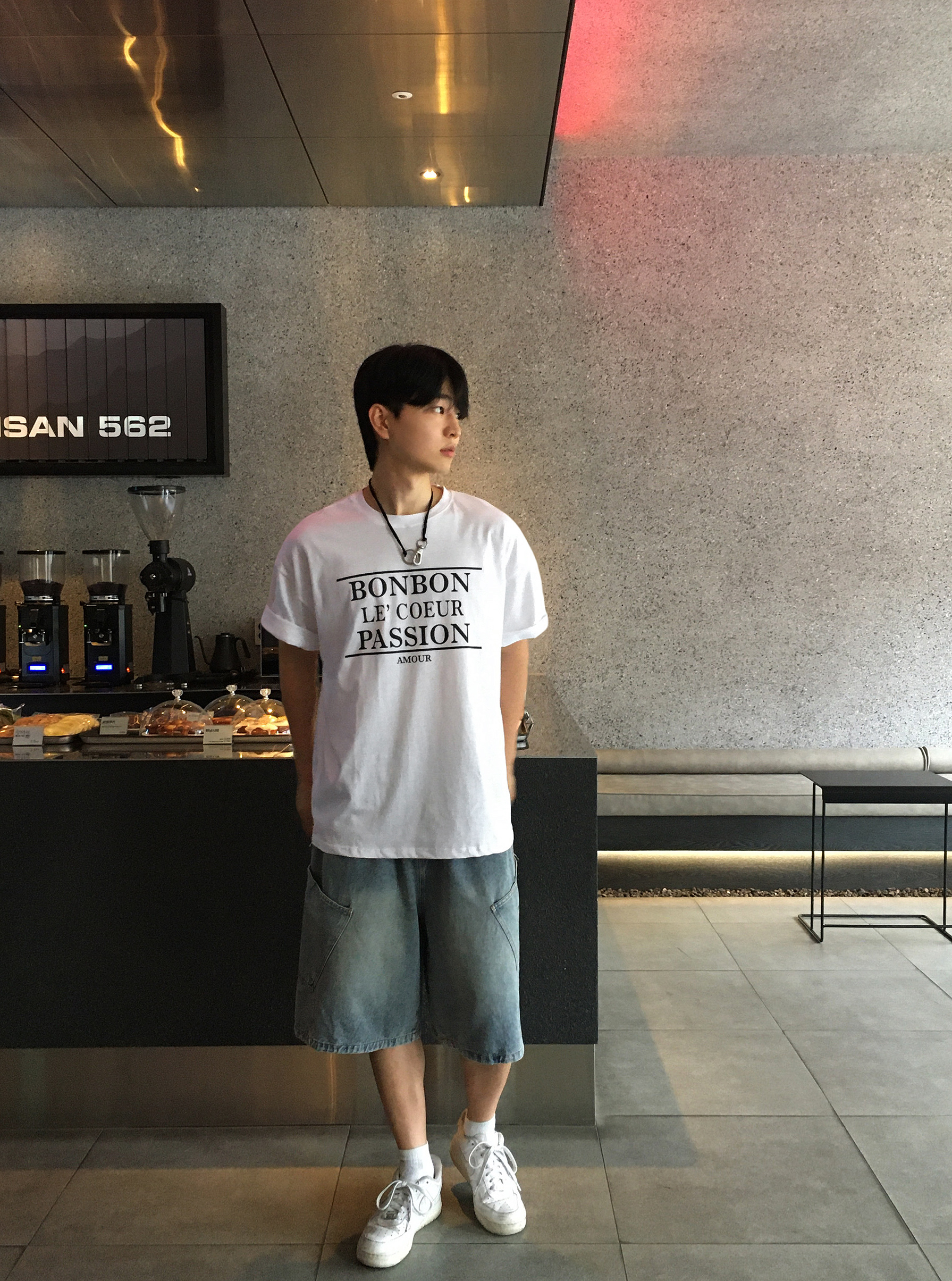 벌룬팬츠 남자7부청바지 남성청반바지 이미지 7