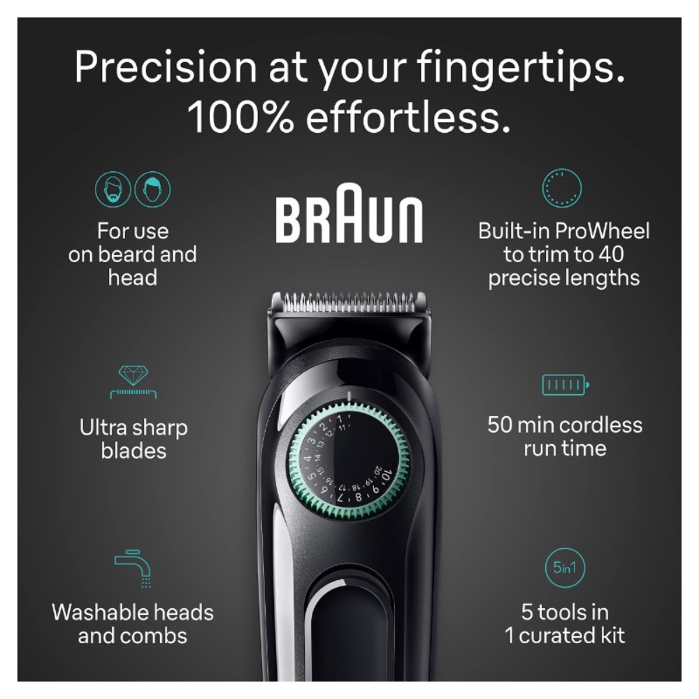 브라운 BRAUN 올인원 스타일 키트 시리즈 3 전기면도기 - 상세 이미지 4