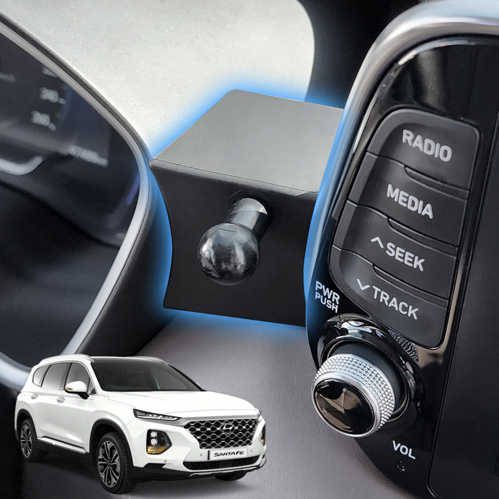 픽스 싼타페 4세대 TM 페이스리프트 이전(18-20년식) 전용 차량용 핸드폰 거치대 마운트 단일