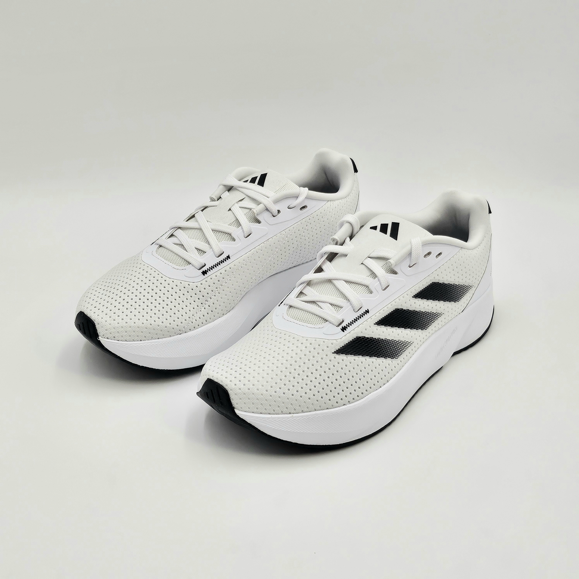 [국내매장판] 아디다스 운동화 듀라모 남자 가벼운 발편한 런닝화 헬스화 신발 화이트블랙, 250