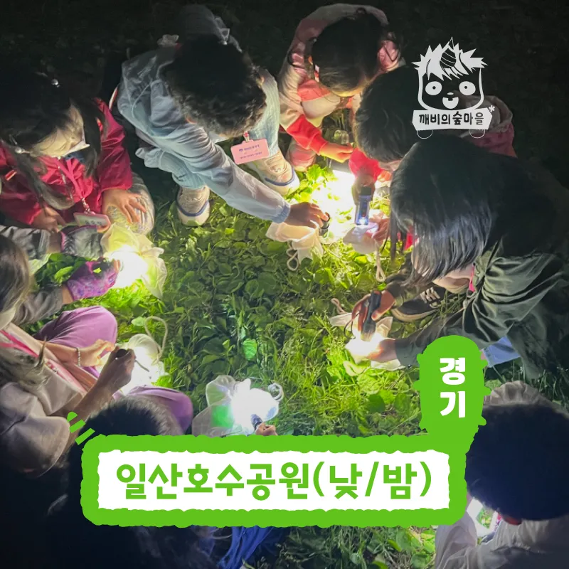 [깨비의숲마을][일산호수공원] 경기 일산 숲체험 어린이 가을 유아 초등 자연 곤충 주말 체험 학습 - 상품 이미지