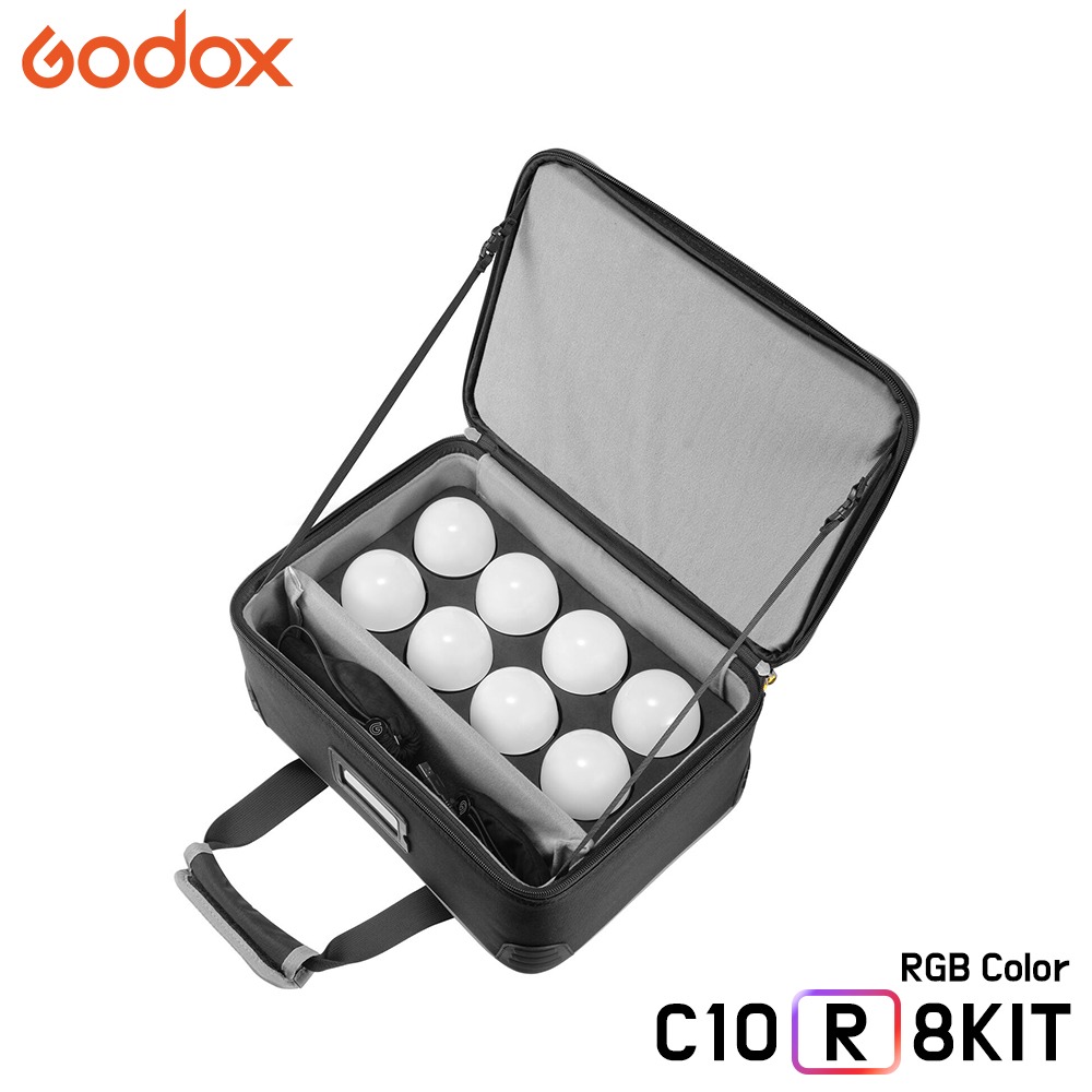 GODOX C10R 8Kit / 엠비언트 라이트 RGB 풀컬러 미니포켓 패널조명 스튜디오 방송 영상 제품 소품 촬영
