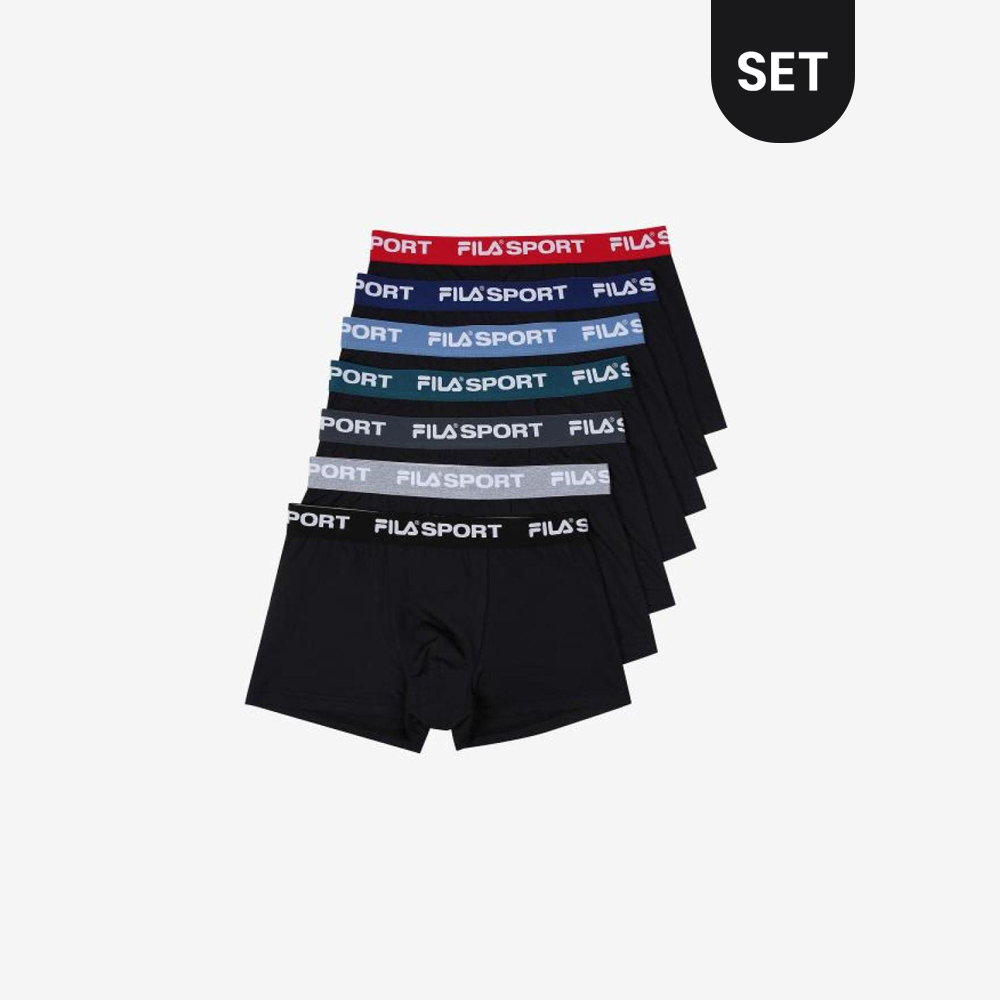 [내일도착] 휠라언더웨어 에어로쿨 위클리 남성 드로즈 7팩