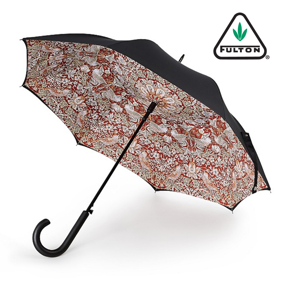 모리스앤코 블룸스버리 2 스트로베리 딥 인디언 레드 여성 반자동 1단  우양산 양우산 94cm 483g UPF 50+ - 상품 이미지