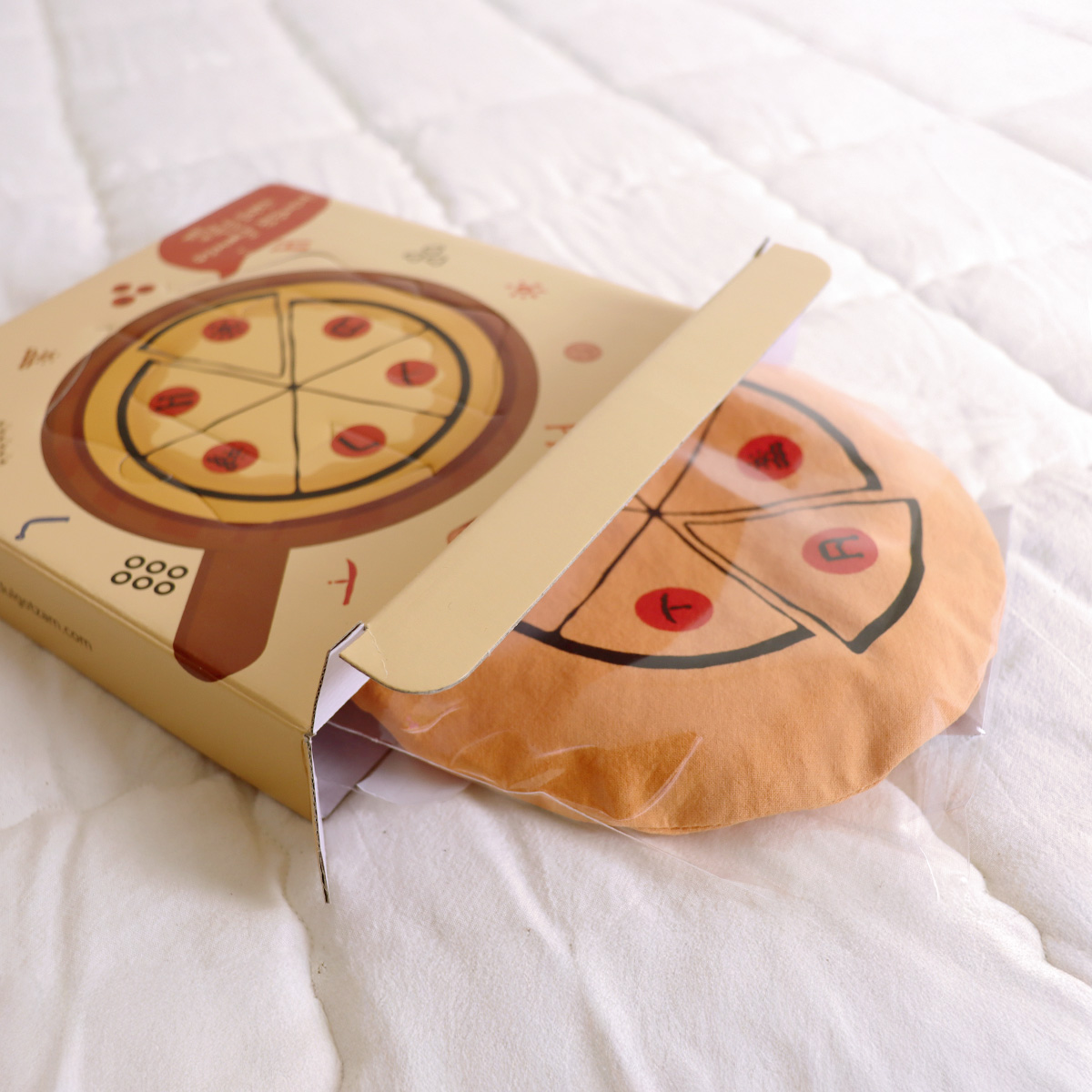 들꽃잠 배찜질팩 행복한 피자 복부 온열 팥찜질