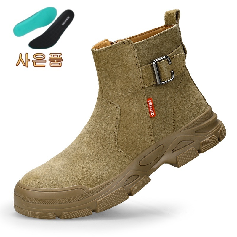 안전화 내마모성 미끄럼 화상 하이탑 야외 공장 작업 보호 신발 0282F 235 - 상세 이미지 5
