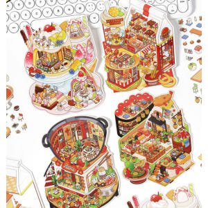 문고라니 3d 방꾸미기 스티커 입체 씬 패스트푸드 실사용 후기 | 효과 있을까? - 상품 이미지 4