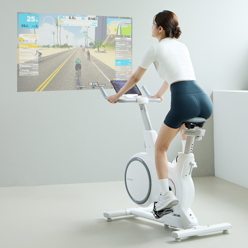 스포틀러 실내자전거 오브제 메타 ERG 스피닝자전거 헬스 사이클 가정용 스핀바이크 즈위프트 - 상세 이미지 2
